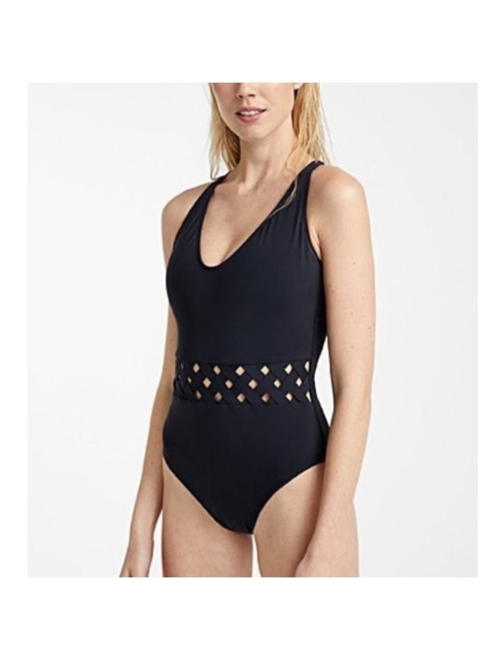 Bleu Rod Beattie Twisted Openwork Swimsuit